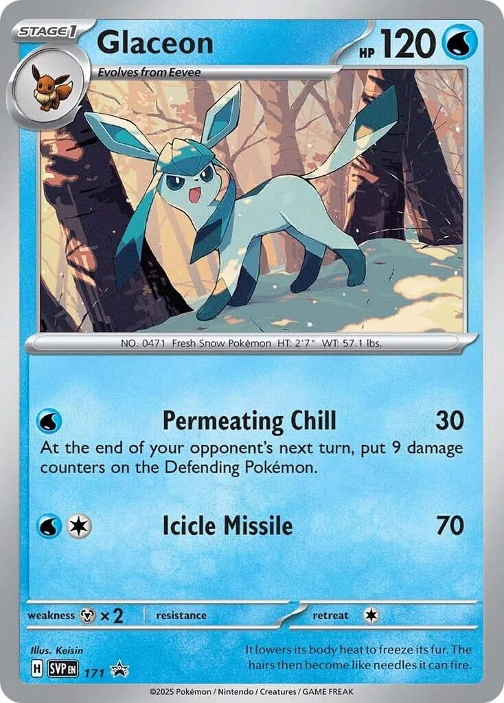 Glaceon - 171 (Cosmos Holo) (171) (SV: Scarlet & Violet Promo Cards)