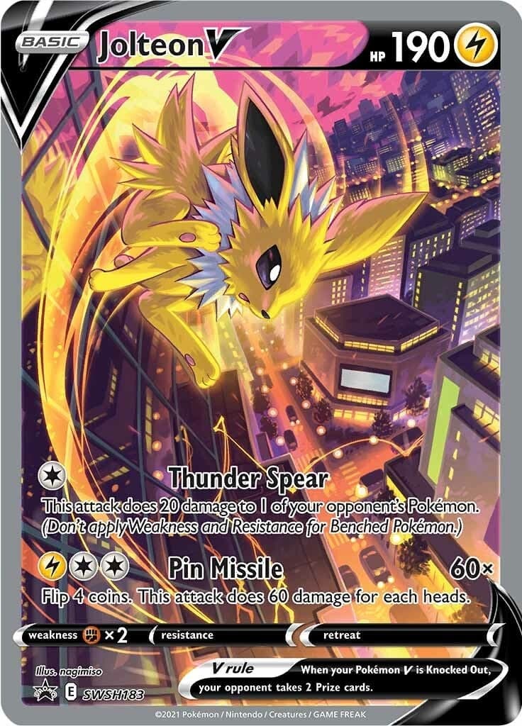 Jolteon V - SWSH183 (SWSH183) (SWSH: Sword & Shield Promo Cards)