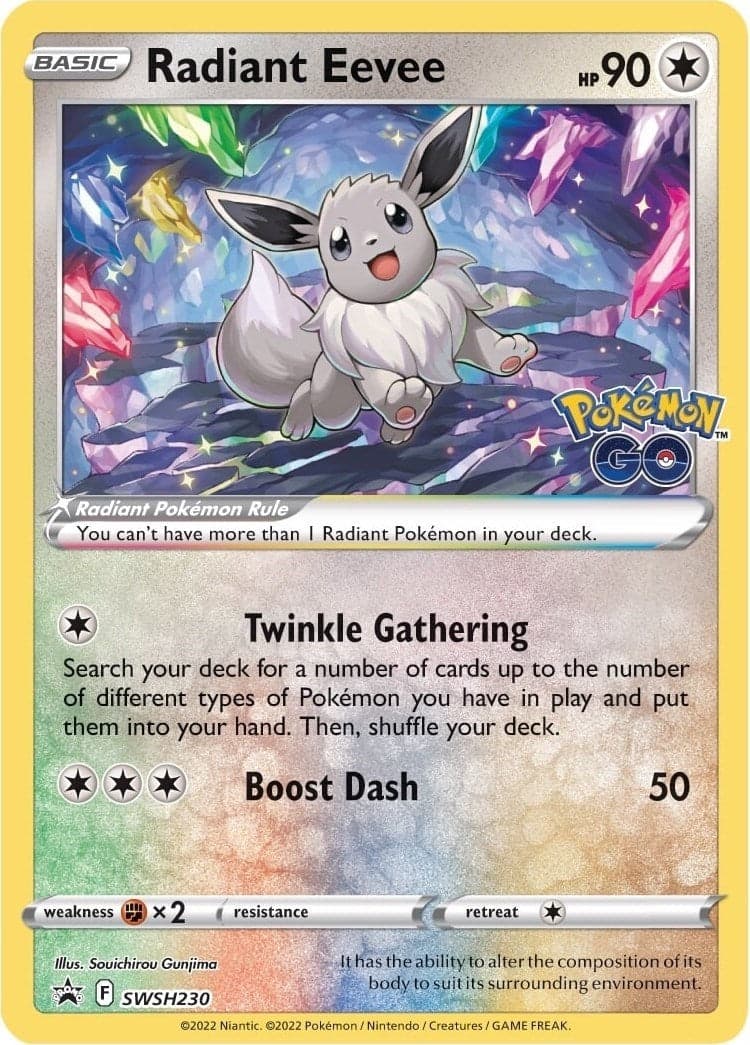 Radiant Eevee - SWSH230 (SWSH230) (SWSH: Sword & Shield Promo Cards)
