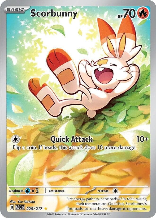 Scorbunny (225/217) (Holofoil) (ME: Ascended Heroes)