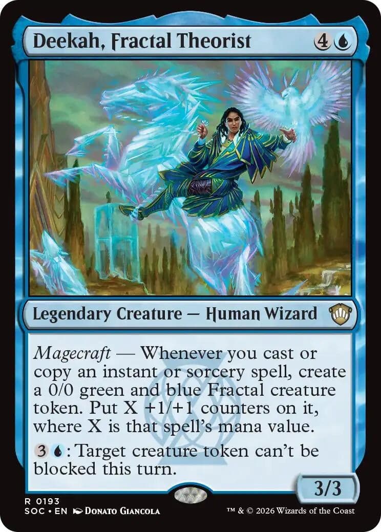 Deekah, Fractal Theorist (193) (Commander: Secrets of Strixhaven)