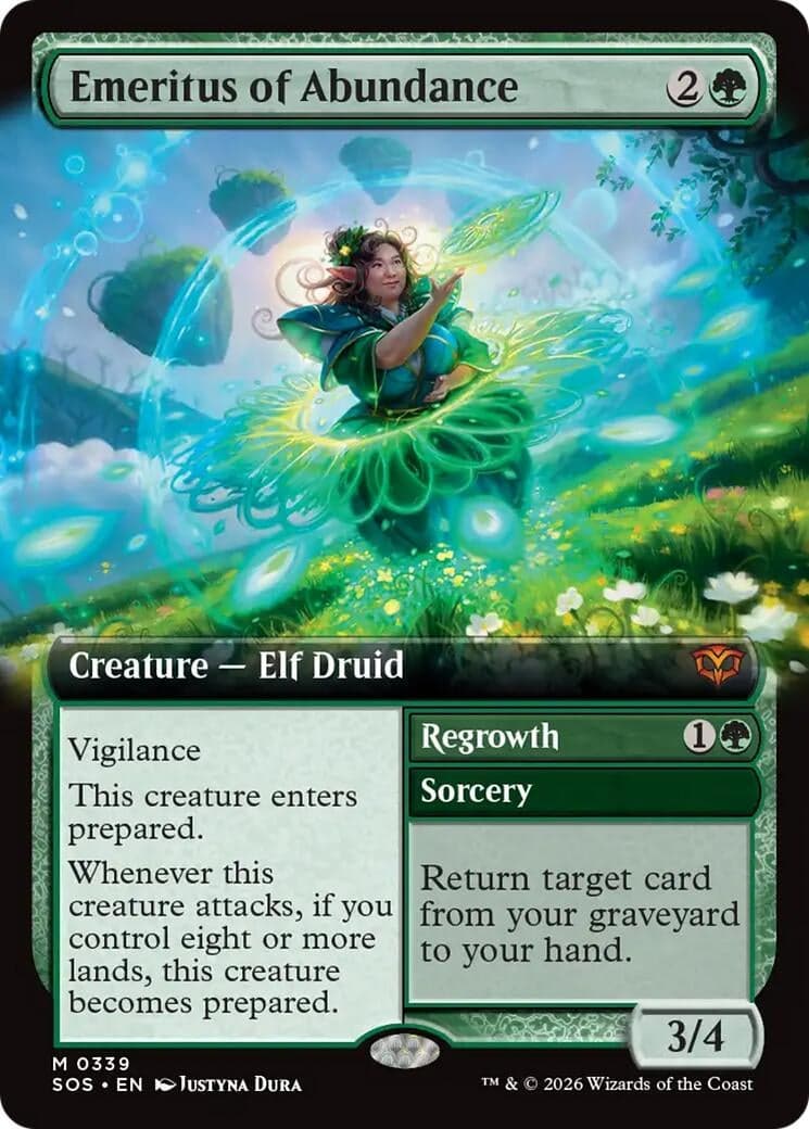 Emeritus of Abundance (Extended Art) (339) (Secrets of Strixhaven)