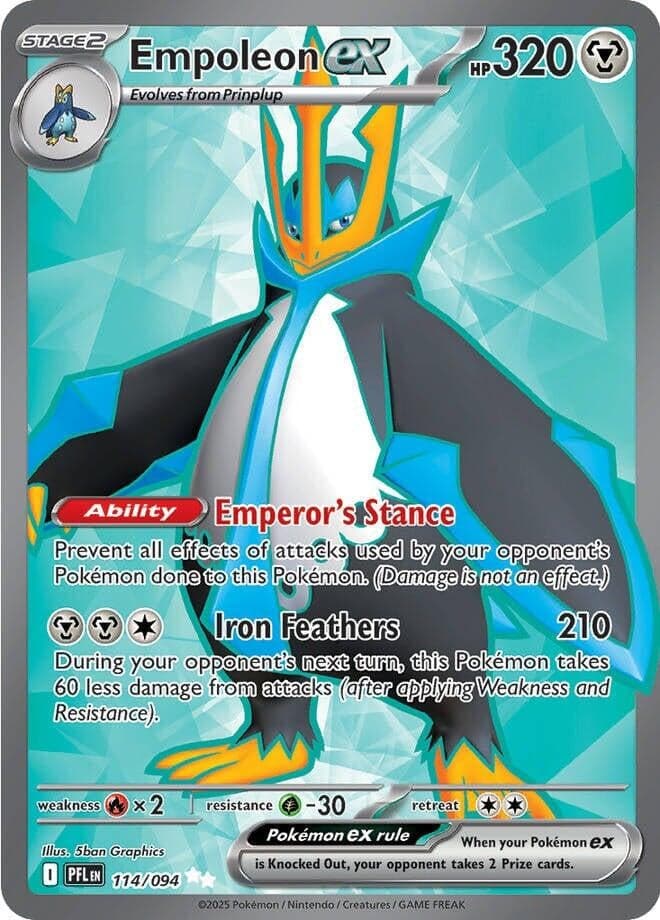 Empoleon ex (114/094) (ME02: Phantasmal Flames)