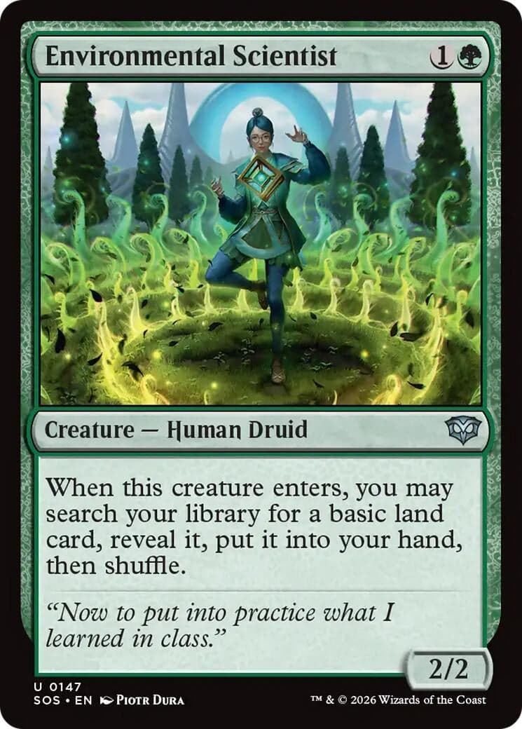 Environmental Scientist (147) (Foil) (Secrets of Strixhaven)