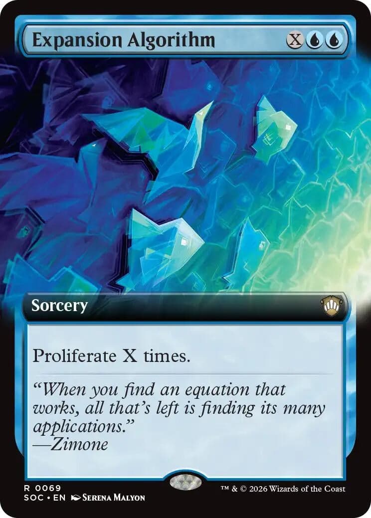 Expansion Algorithm (Extended Art) (69) (Commander: Secrets of Strixhaven)