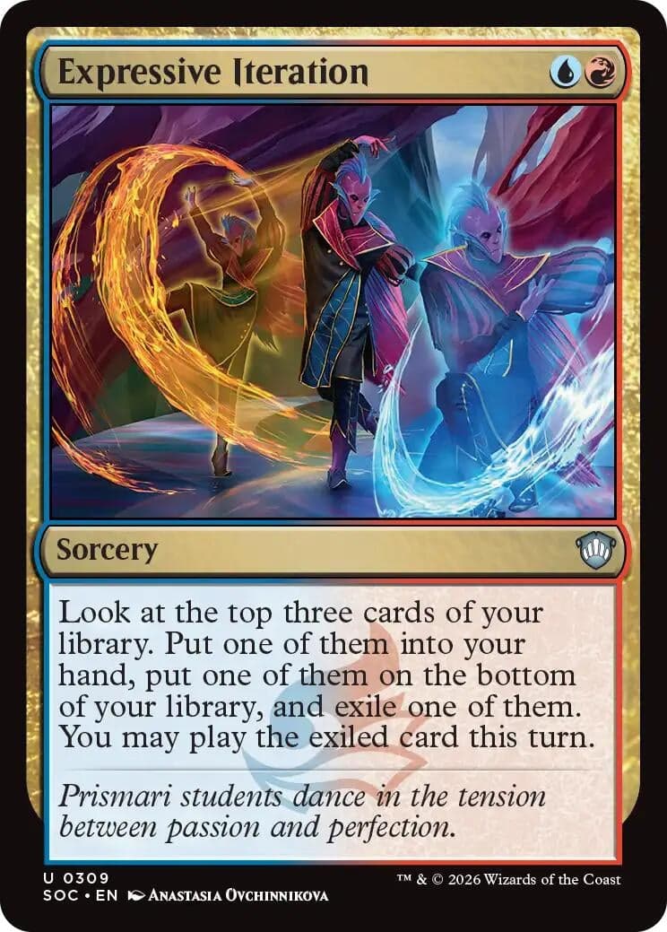 Expressive Iteration (309) (Commander: Secrets of Strixhaven)