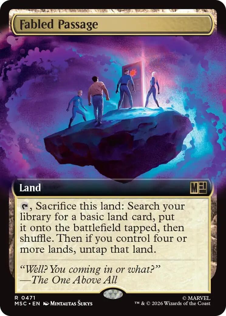 Fabled Passage (Extended Art) (471) (Commander: Marvel Super Heroes) (MSC)
