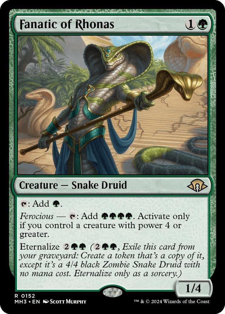 Fanatic of Rhonas (152) (Foil) (Modern Horizons 3)