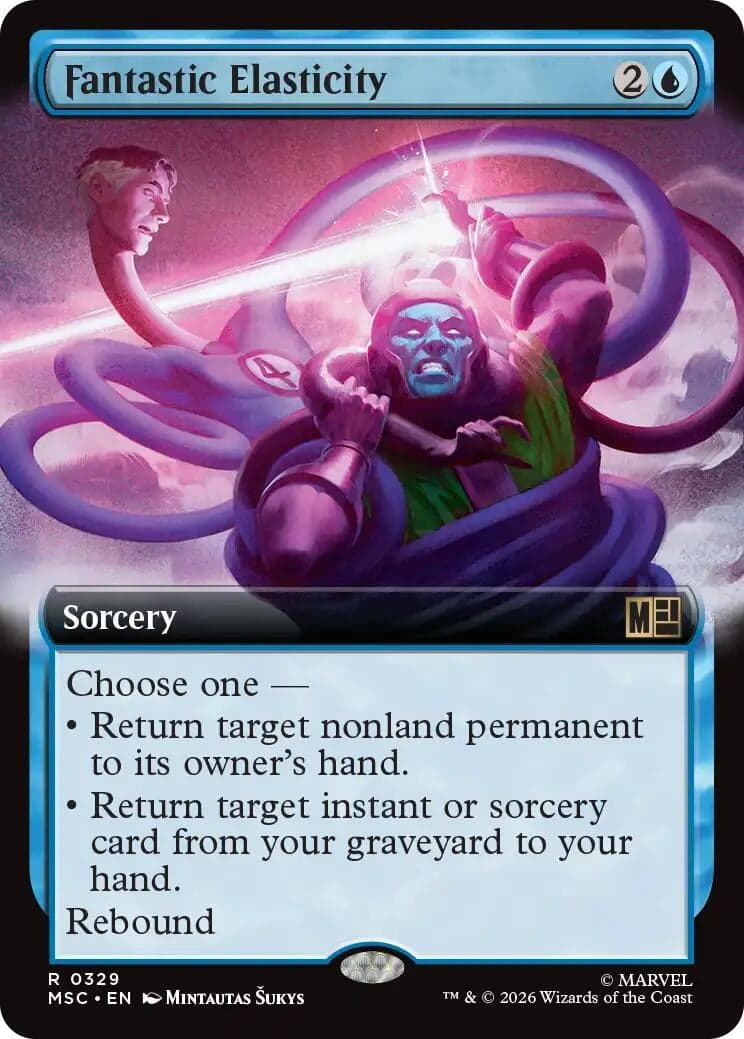 Fantastic Elasticity (Extended Art) (329) (Commander: Marvel Super Heroes) (MSC)