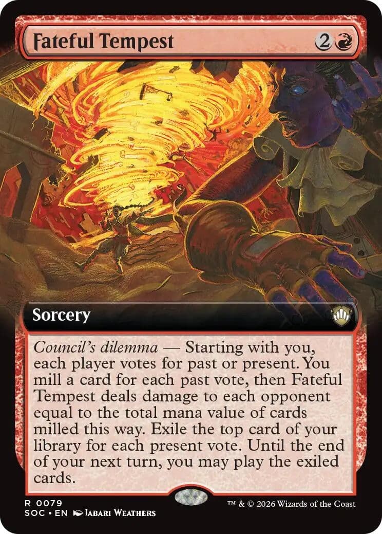 Fateful Tempest (Extended Art) (79) (Commander: Secrets of Strixhaven)