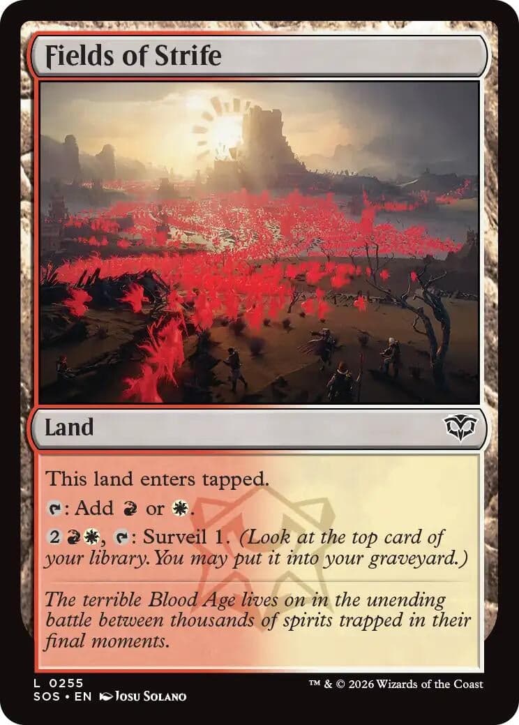 Fields of Strife (255) (Foil) (Secrets of Strixhaven)