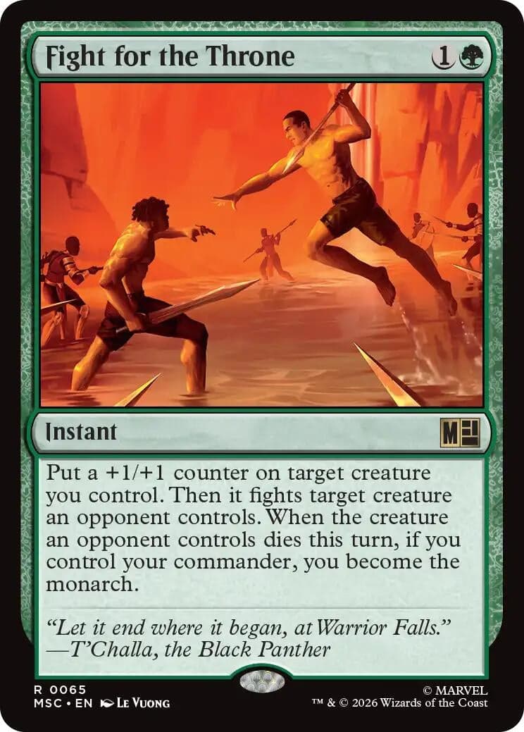 Fight for the Throne (65) (Commander: Marvel Super Heroes) (MSC)