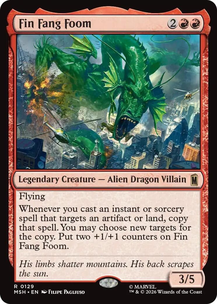 Fin Fang Foom (129) (Foil) (Marvel Super Heroes) (MSH)