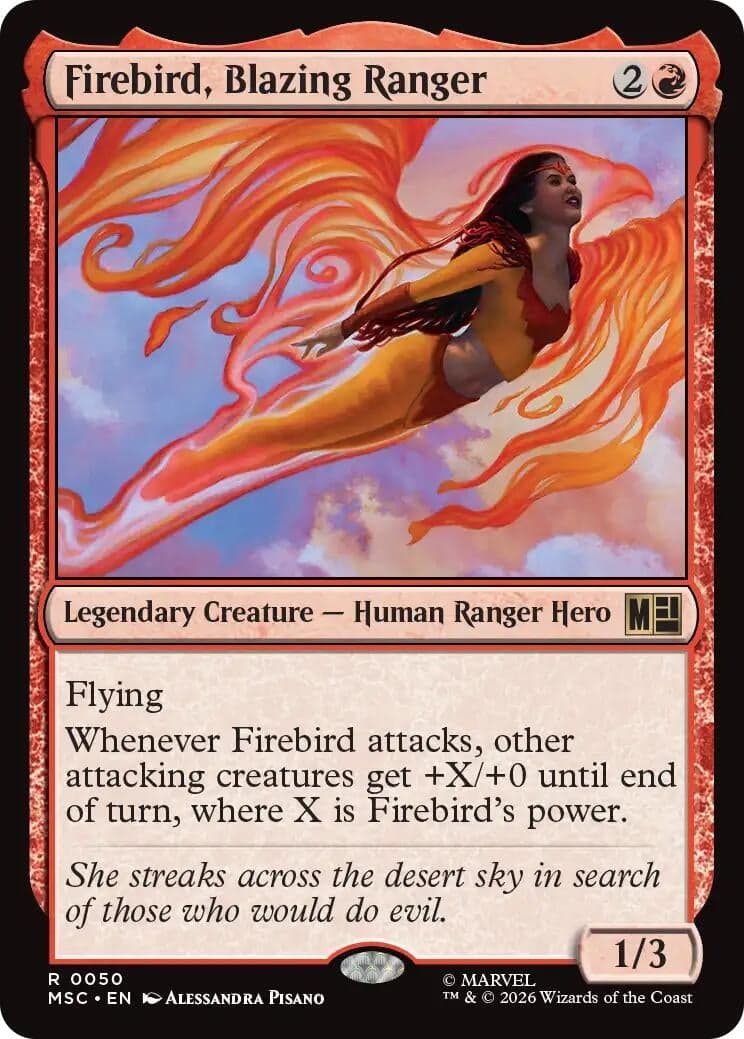 Firebird, Blazing Ranger (50) (Commander: Marvel Super Heroes) (MSC)