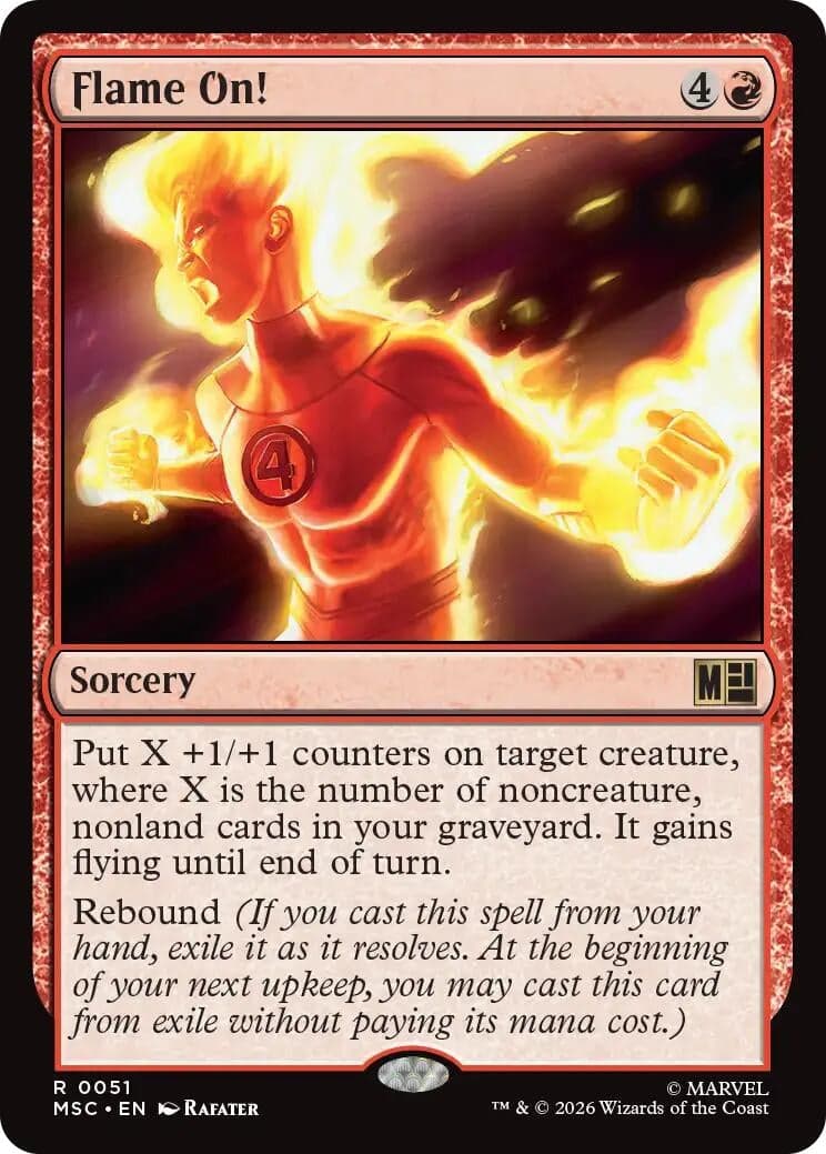 Flame On! (51) (Commander: Marvel Super Heroes) (MSC)