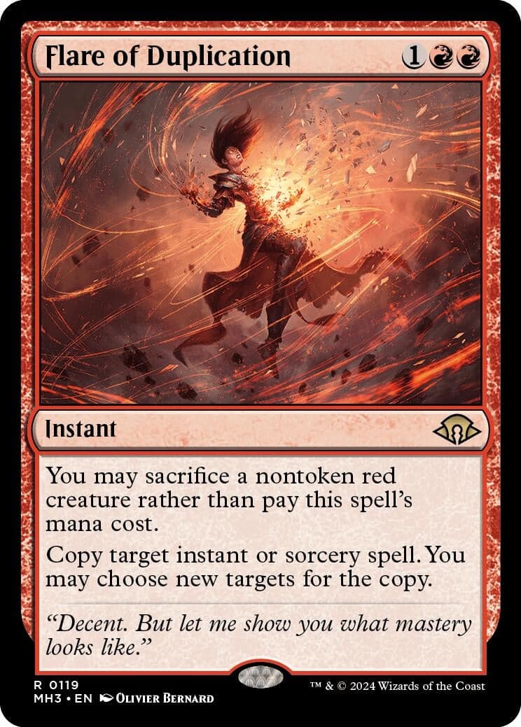 Flare of Duplication (119) (Foil) (Modern Horizons 3)