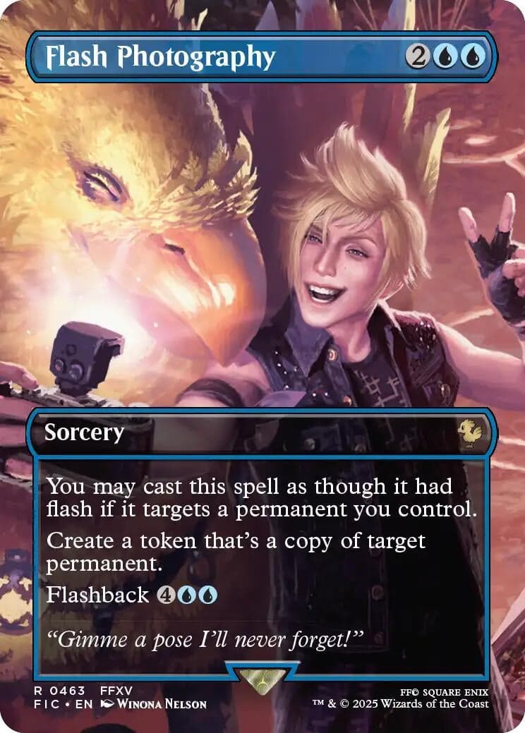 Flash Photography (Borderless) (463) (Foil) (FINAL FANTASY)