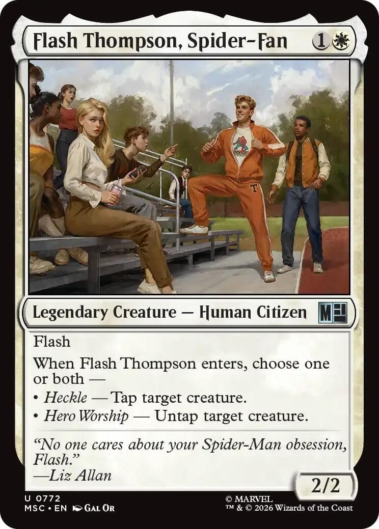 Flash Thompson, Spider-Fan (772) (Commander: Marvel Super Heroes) (MSC)