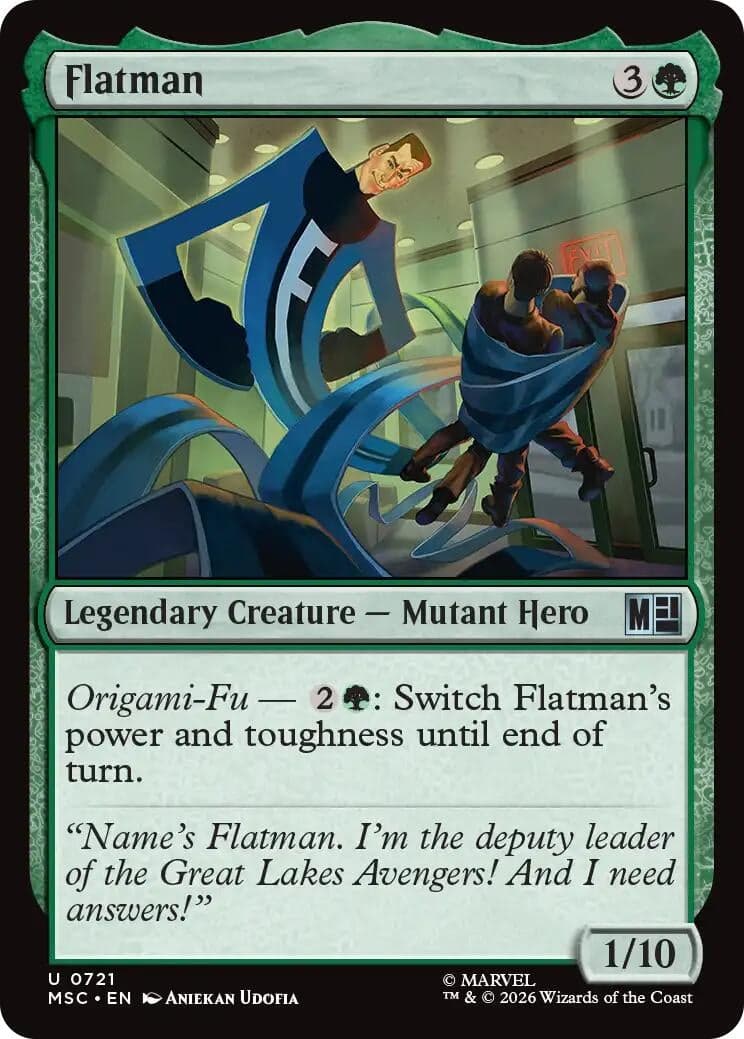 Flatman (721) (Commander: Marvel Super Heroes) (MSC)