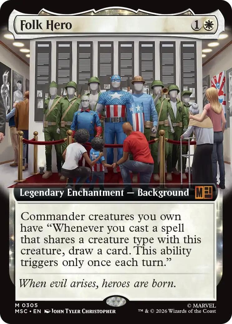 Folk Hero (Extended Art) (305) (Commander: Marvel Super Heroes) (MSC)