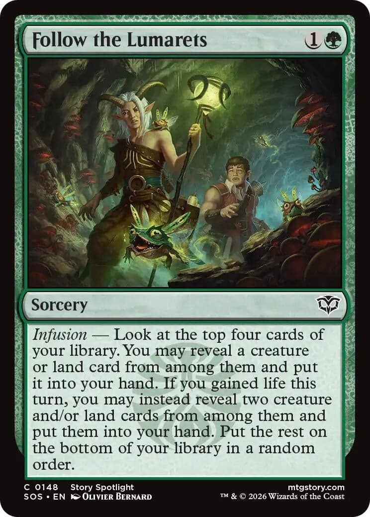 Follow the Lumarets (148) (Foil) (Secrets of Strixhaven)