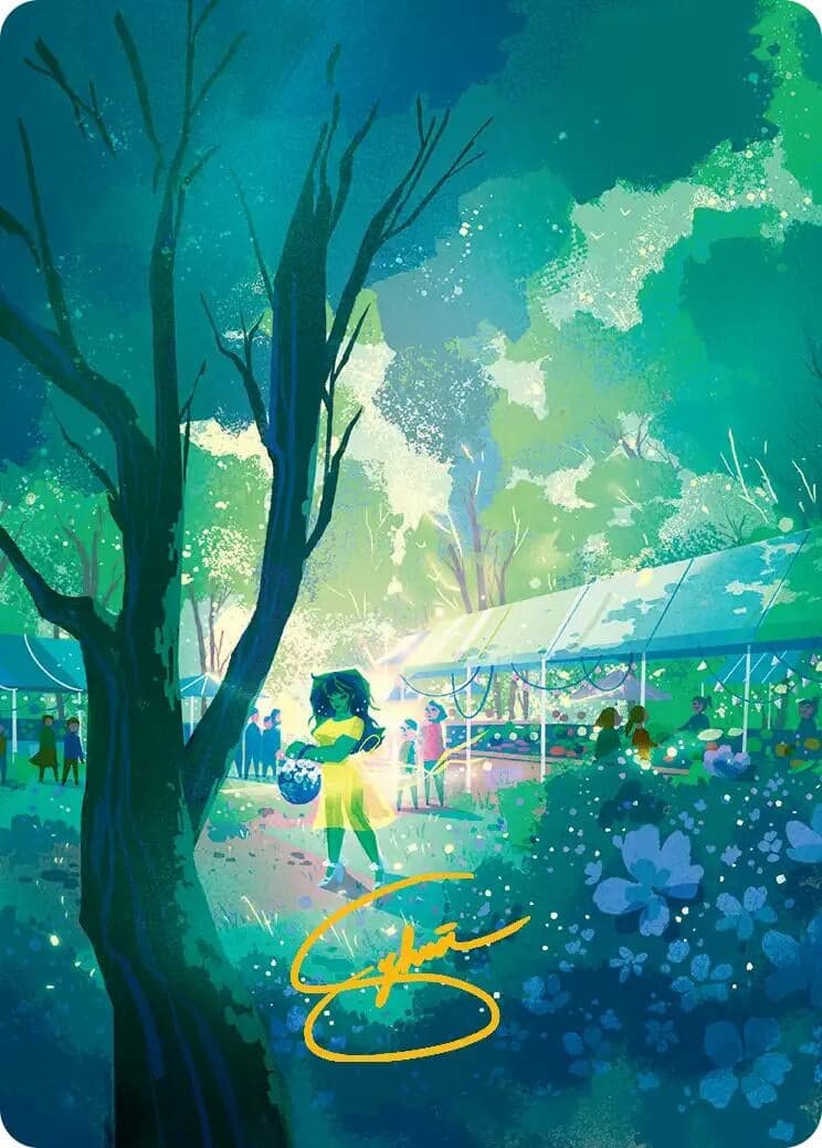 Forest Art Card (Gold-Stamped Signature) (17) (Art Series: Marvel Super Heroes) (AAMSH)