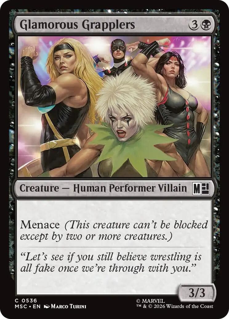 Glamorous Grapplers (536) (Commander: Marvel Super Heroes) (MSC)