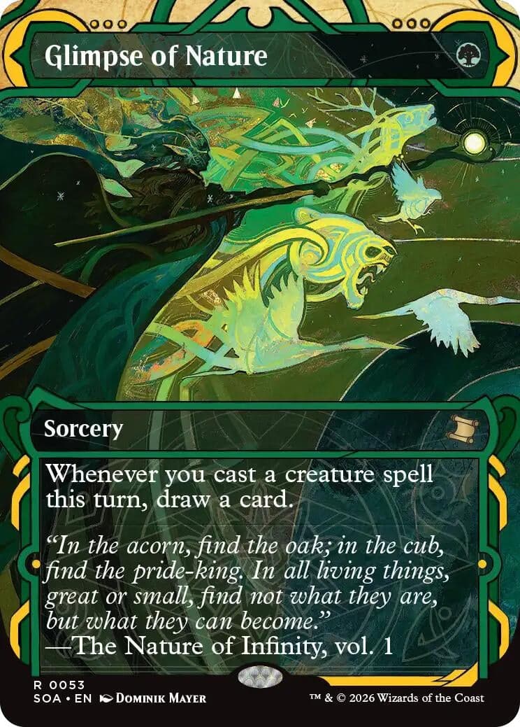 Glimpse of Nature (53) (Foil) (Secrets of Strixhaven: Mystical Archive)