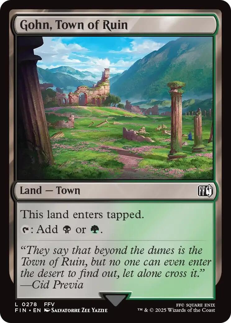 Gohn, Town of Ruin (278) (Foil) (FINAL FANTASY)