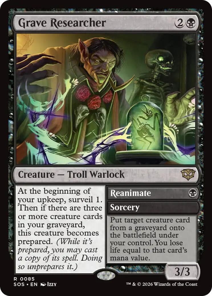Grave Researcher (85) (Foil) (Secrets of Strixhaven)