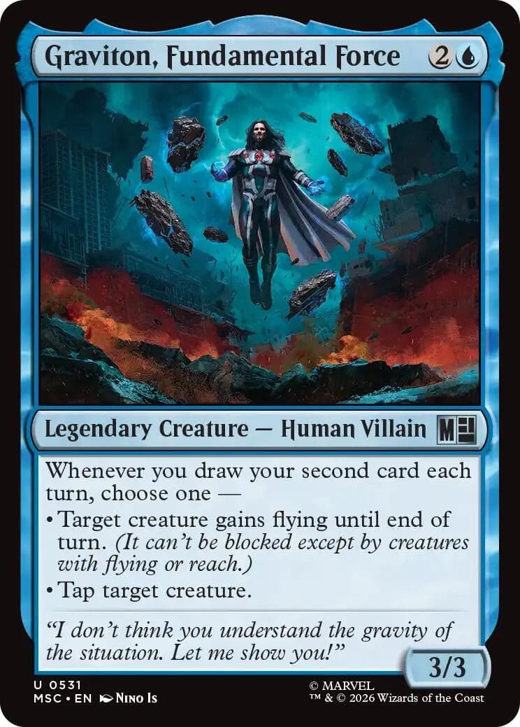 Graviton, Fundamental Force (531) (Foil) (Commander: Marvel Super Heroes) (MSC)