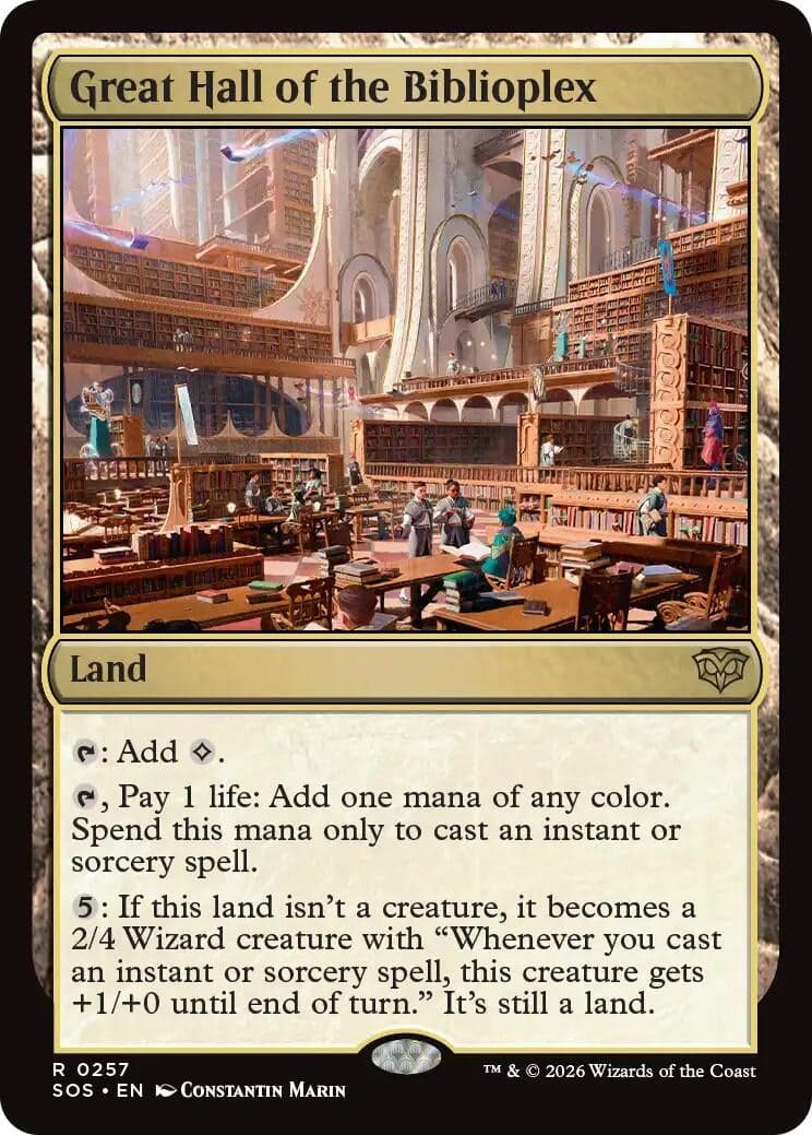 Great Hall of the Biblioplex (257) (Secrets of Strixhaven)