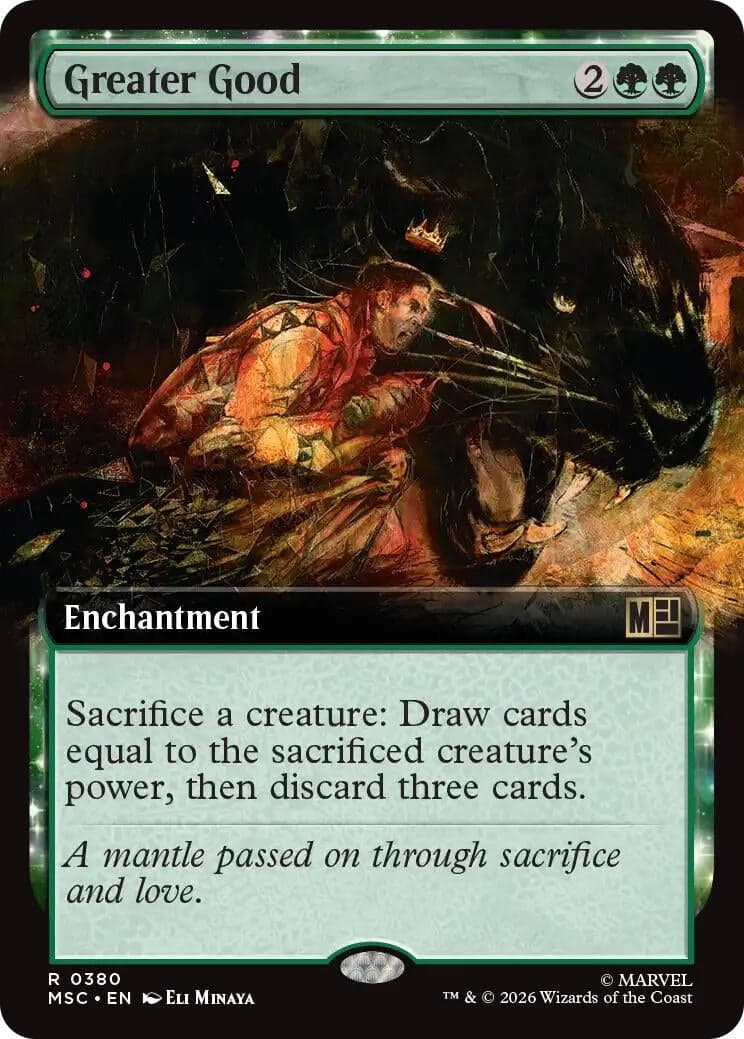 Greater Good (Extended Art) (380) (Commander: Marvel Super Heroes) (MSC)