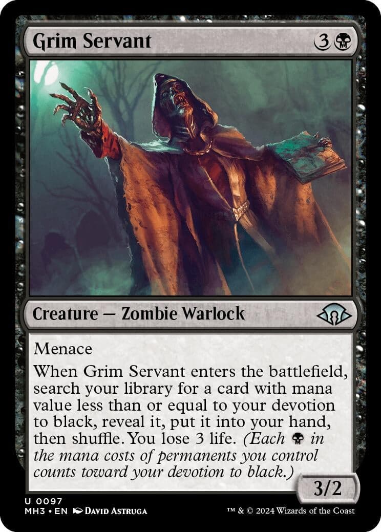 Grim Servant (97) (Foil) (Modern Horizons 3)