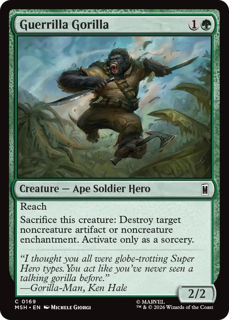 Guerrilla Gorilla (169) (Marvel Super Heroes) (MSH)