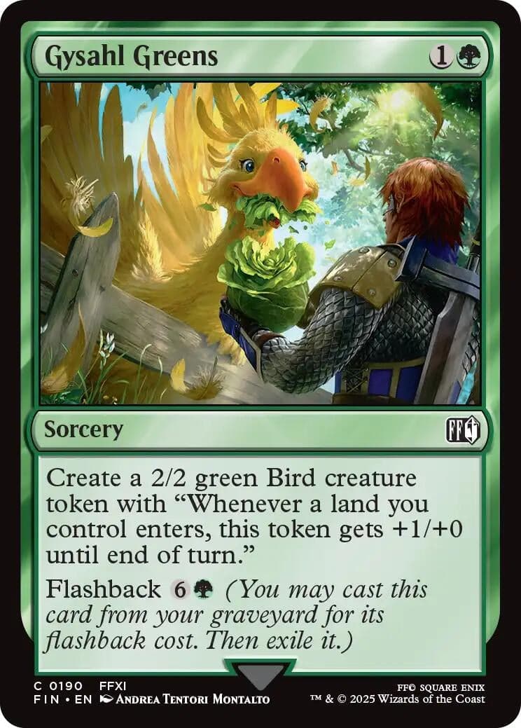 Gysahl Greens (190) (Foil) (FINAL FANTASY)