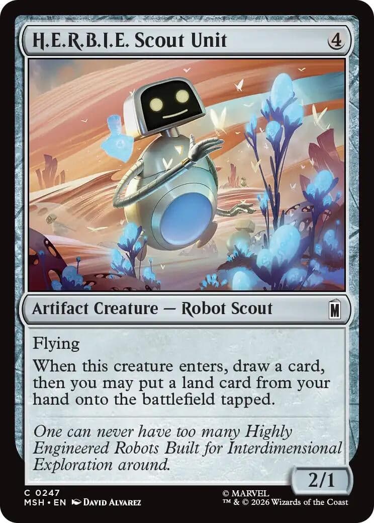 H.E.R.B.I.E. Scout Unit (247) (Marvel Super Heroes) (MSH)