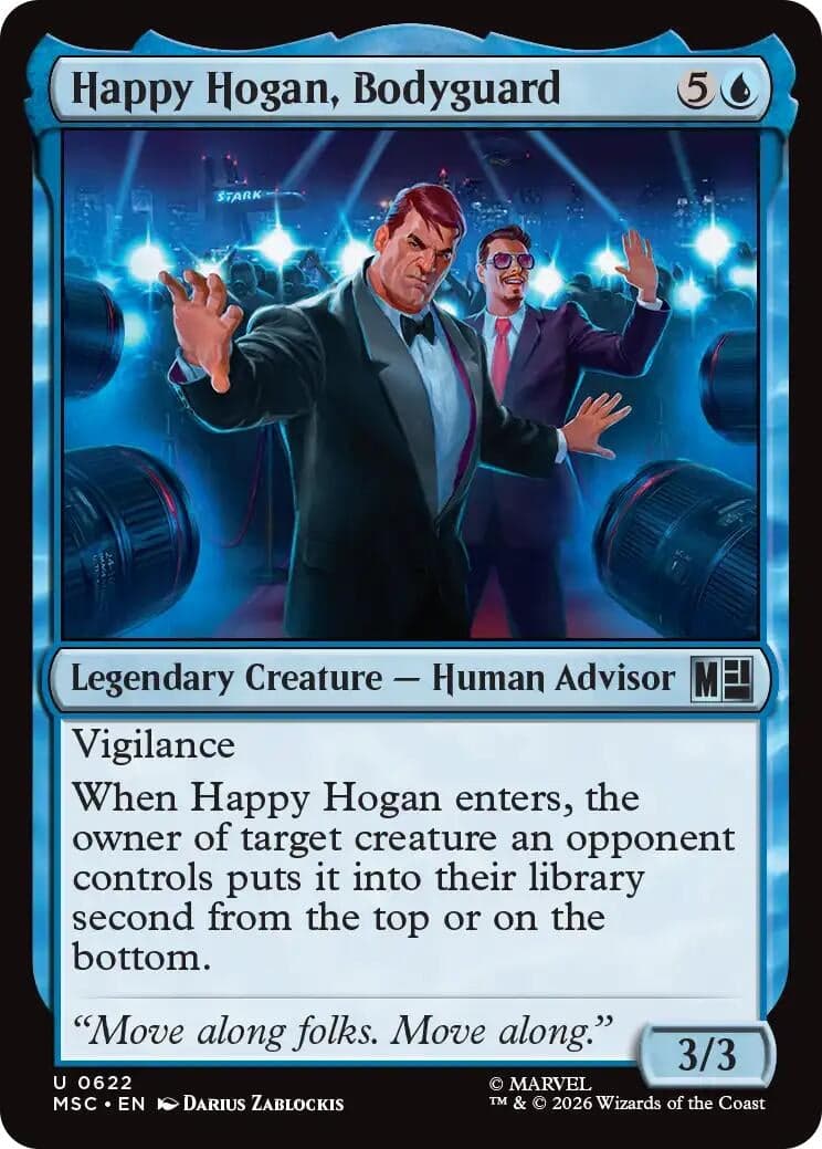 Happy Hogan, Bodyguard (622) (Commander: Marvel Super Heroes) (MSC)