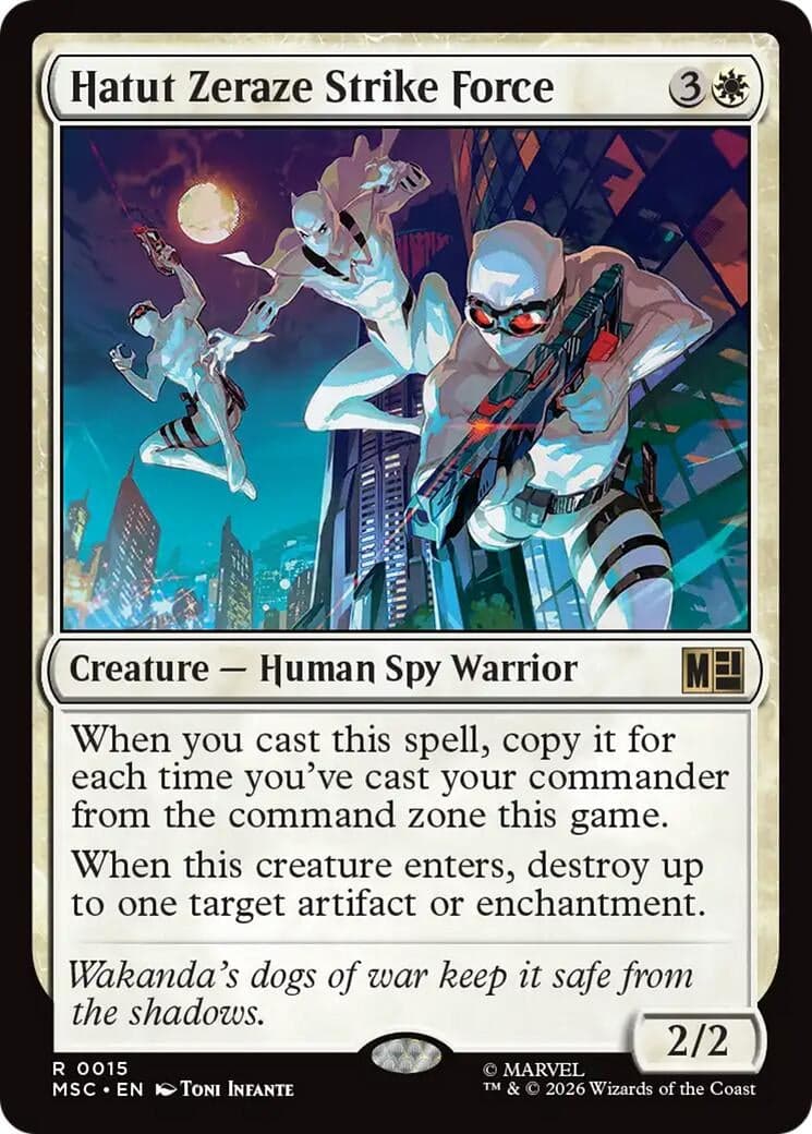 Hatut Zeraze Strike Force (15) (Commander: Marvel Super Heroes) (MSC)