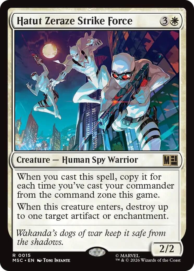 Hatut Zeraze Strike Force (Surge Foil) (15) (Foil) (Commander: Marvel Super Heroes) (MSC)