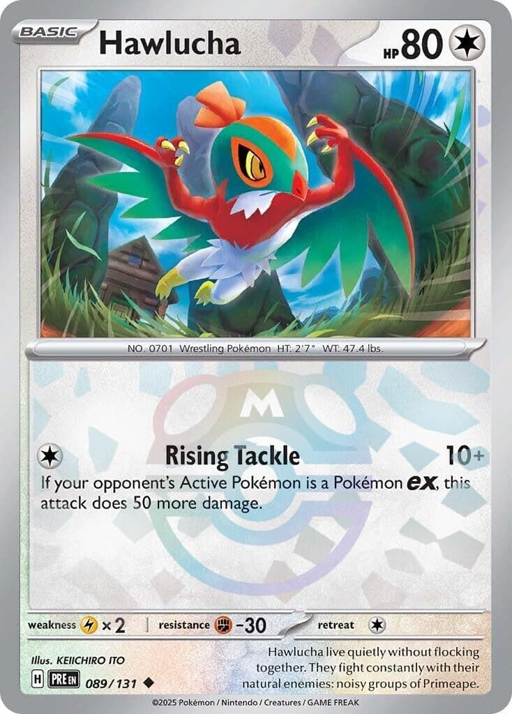 Hawlucha (Master Ball Pattern) (089/131) (SV: Prismatic Evolutions)