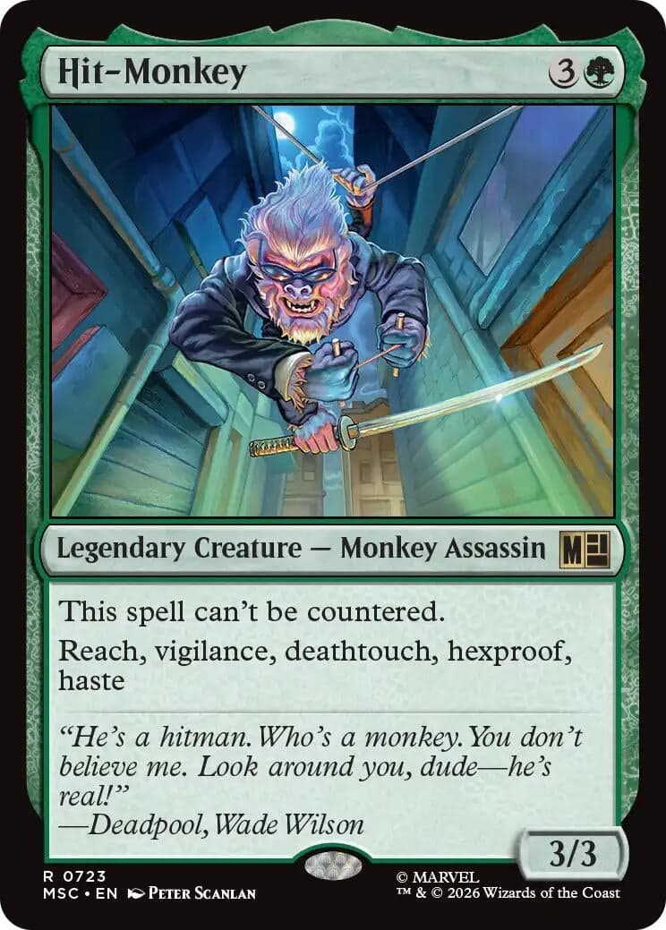 Hit-Monkey (723) (Foil) (Commander: Marvel Super Heroes) (MSC)