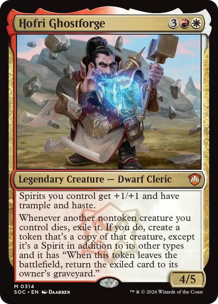 Hofri Ghostforge (314) (Commander: Secrets of Strixhaven)