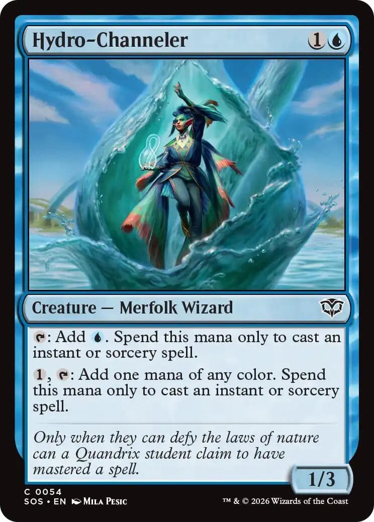 Hydro-Channeler (54) (Foil) (Secrets of Strixhaven)