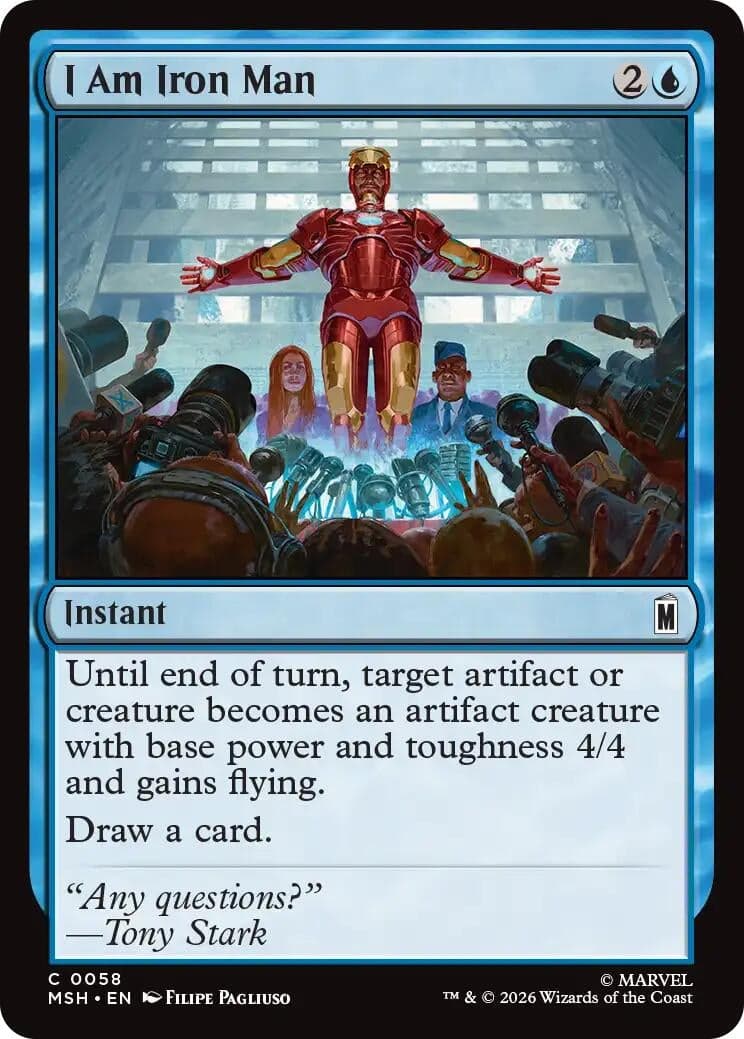 I Am Iron Man (58) (Foil) (Marvel Super Heroes) (MSH)