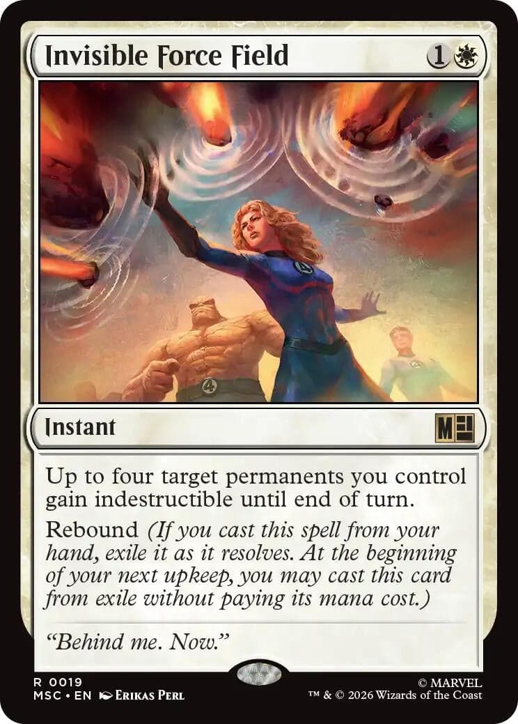 Invisible Force Field (19) (Commander: Marvel Super Heroes) (MSC)