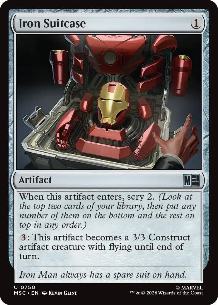 Iron Suitcase (750) (Commander: Marvel Super Heroes) (MSC)