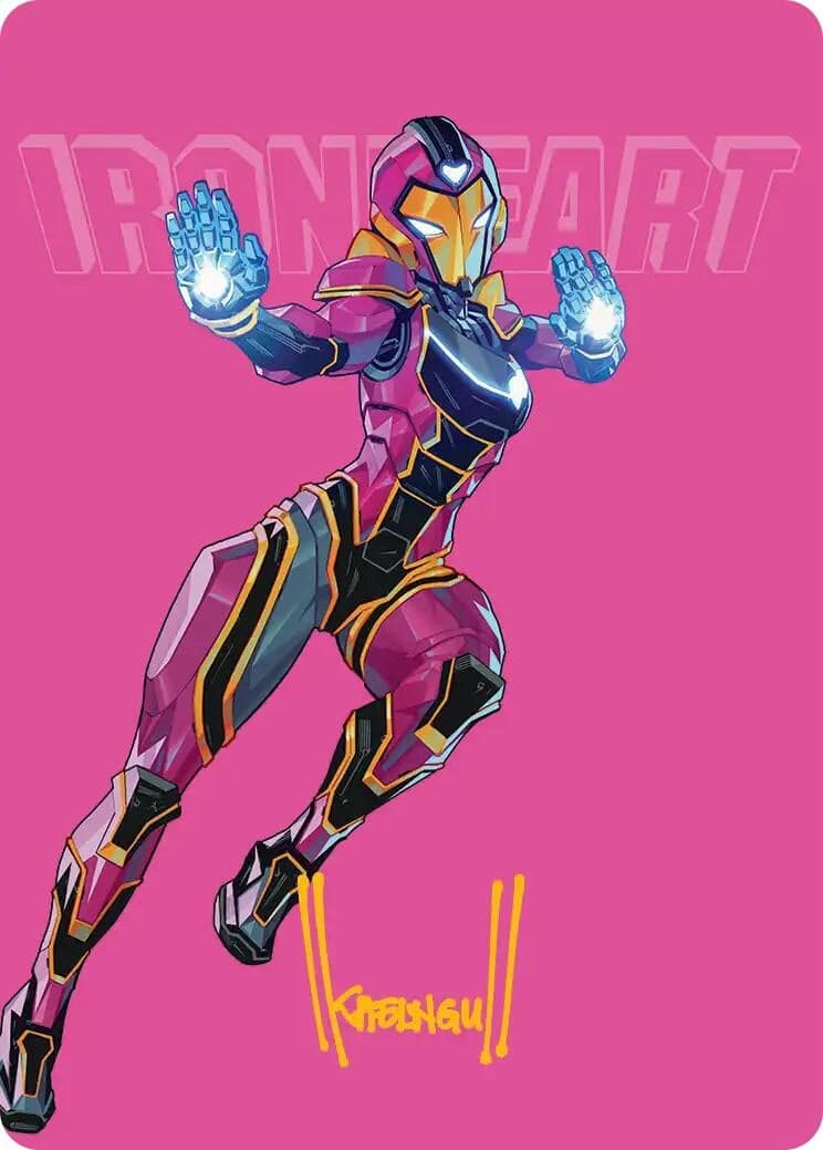 Ironheart, Clever Champion Art Card (Gold-Stamped Signature) (23) (Art Series: Marvel Super Heroes) (AAMSH)