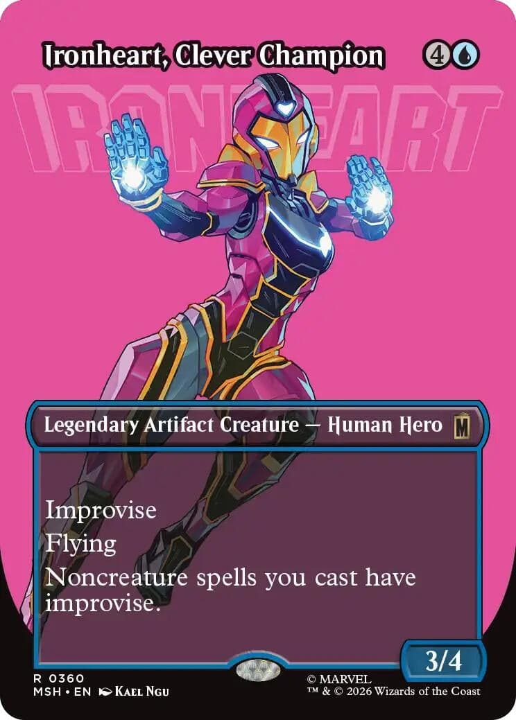 Ironheart, Clever Champion (Borderless) (360) (Marvel Super Heroes) (MSH)