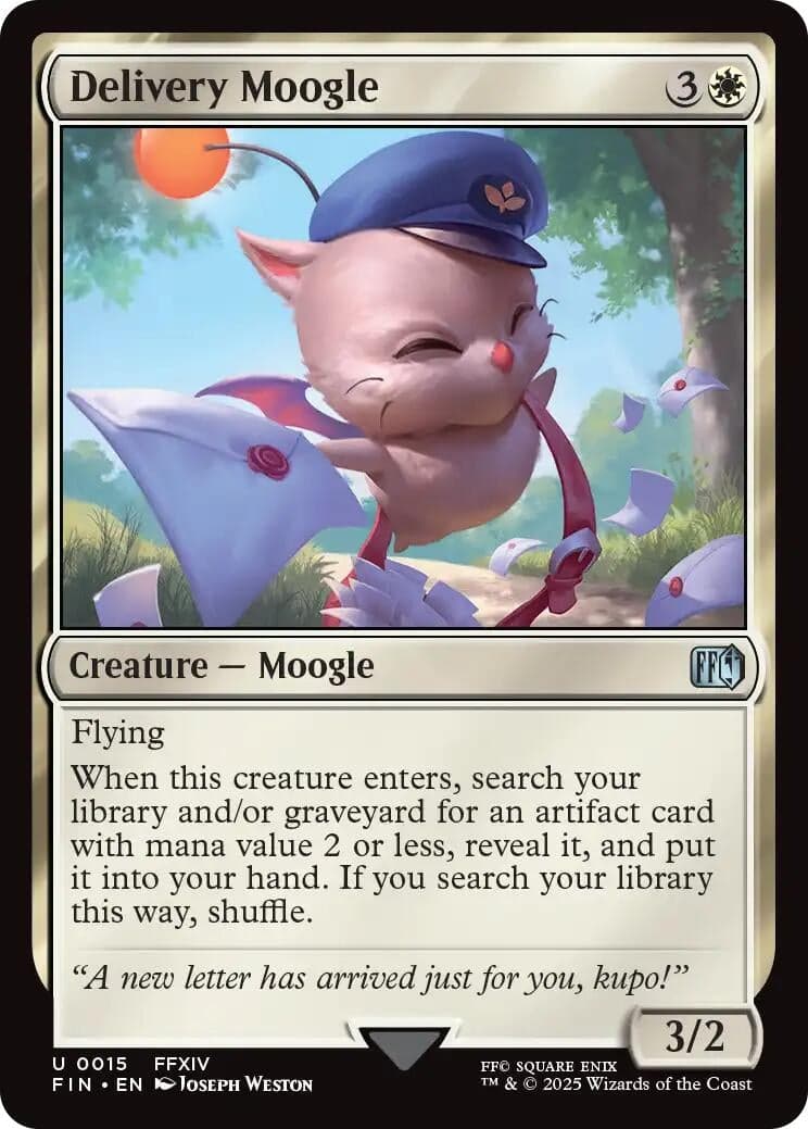 Japanese Magic: The Gathering - Delivery Moogle (15) (Foil) (FINAL FANTASY)